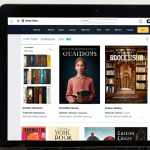 **

Personalized online bookstore. A happy customer is browsing book recommendations tailored to their past purchases, displayed on a clean, modern website interface. Focus on the feeling of discovery and relevance.

**