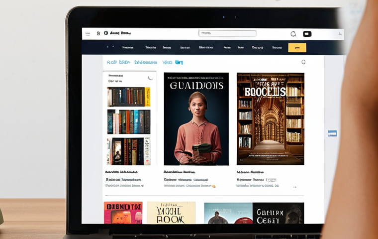 **

Personalized online bookstore. A happy customer is browsing book recommendations tailored to their past purchases, displayed on a clean, modern website interface. Focus on the feeling of discovery and relevance.

**